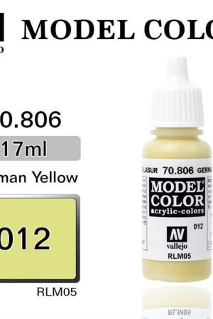 Vallejo 70806 18 ml. (12) German Yellow-Matt