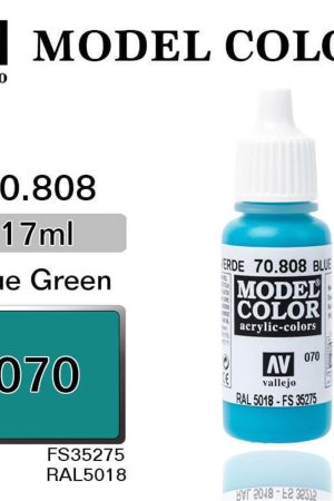 Vallejo 70808 18 ml. (70) Blue Green-Matt