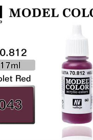 Vallejo 70812 18 ml. (43) Violet Red-Matt