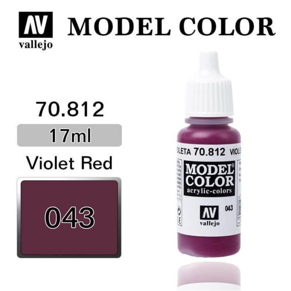 Vallejo 70812 18 ml. (43) Violet Red-Matt