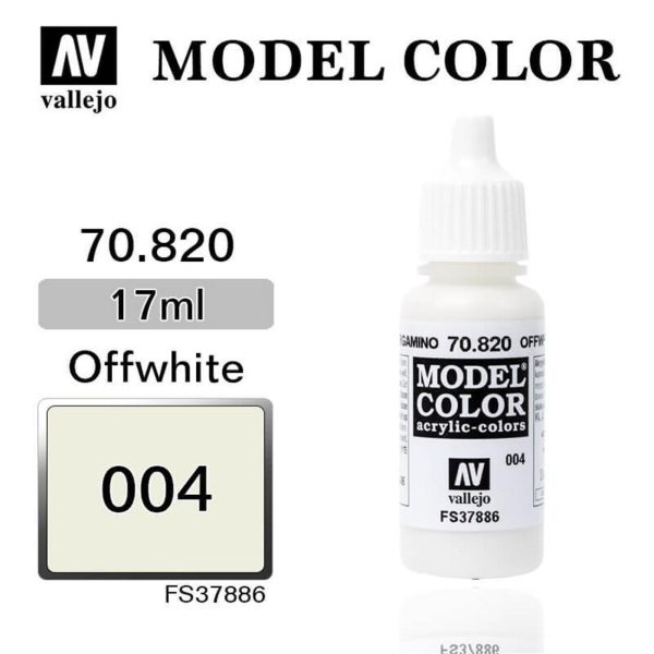 Vallejo 70820 18 ml. (4) Offwhite-Matt