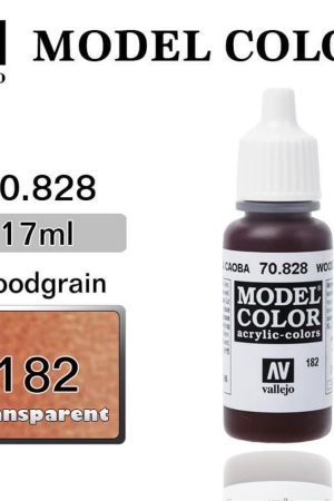 Vallejo 70828 18 ml. (182) Woodgrain-Transparent