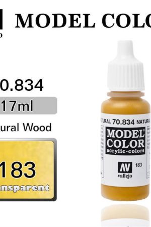Vallejo 70834 18 ml. (183) Natural Wood-Transparent