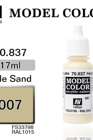 Vallejo 70837 18 ml. (7) Pale Sand-Matt