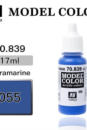 Vallejo 70839 18 ml. (55) Ultramarine-Matt