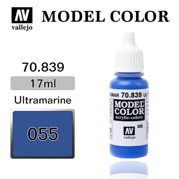 Vallejo 70839 18 ml. (55) Ultramarine-Matt