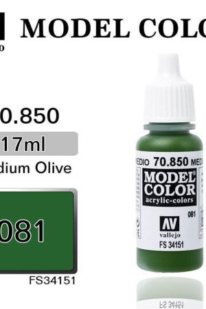Vallejo 70850 18 ml. (81) Medium Olive-Matt