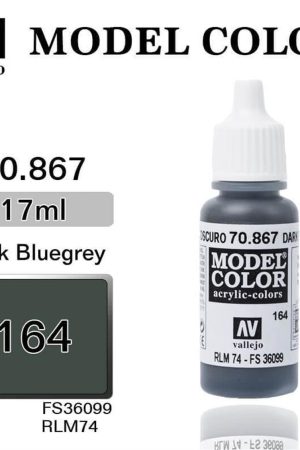 Vallejo 70867 18 ml. (164) Dark Bluegrey-Matt