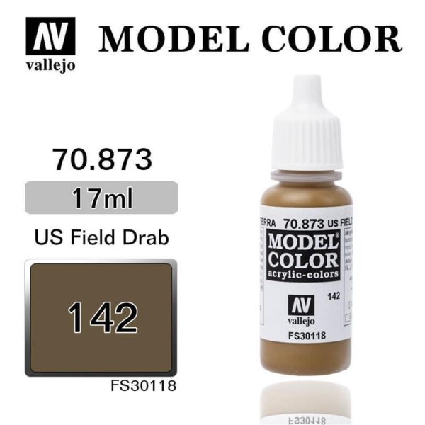 Vallejo 70873 18 ml. (142) Us Field Drab-Matt