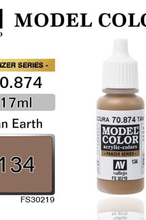 Vallejo 70874 18 ml. (134) Tan Earth-Matt