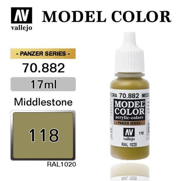 Vallejo 70882 18 ml. (118) Middlestone-Matt