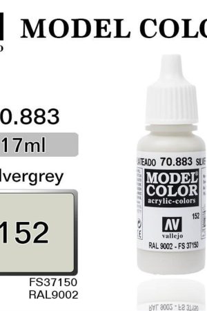 Vallejo 70883 18 ml. (152) Silvergrey-Matt