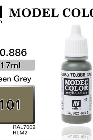 Vallejo 70886 18 ml. (101) Green Grey-Matt