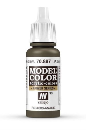Vallejo 70887 18 ml. (93) US Olive Drab-Matt