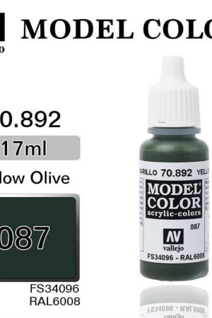 Vallejo 70892 18 ml. (87) Yellow Olive-Matt