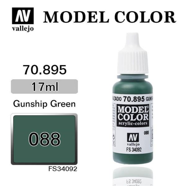 Vallejo 70895 18 ml. (88) Gunship Green-Matt