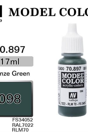 Vallejo 70897 18 ml. (98) Bronze Green-Matt