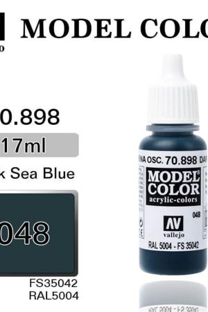 Vallejo 70898 18 ml. (48) Dark Sea Blue-Matt