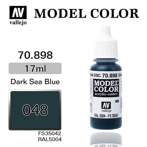 Vallejo 70898 18 ml. (48) Dark Sea Blue-Matt
