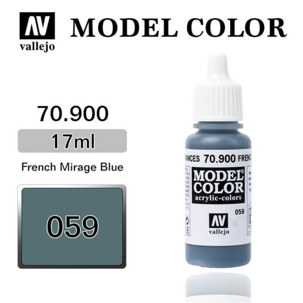 Vallejo 70900 18 ml. (59) French Mirage Blue-Matt