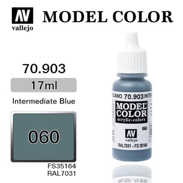 Vallejo 70903 18 ml. (60) Intermediate Blue-Matt