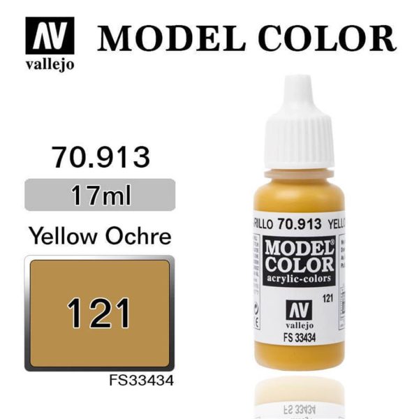 Vallejo 70913 18 ml. (121) Yellow Ochre-Matt