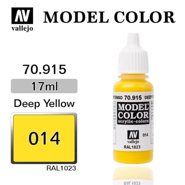 Vallejo 70915 18 ml. (14) Deep Yellow-Matt