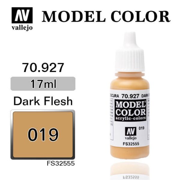 Vallejo 70927 18 ml. (19) Dark Flesh-Matt