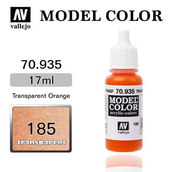 Vallejo 70935 18 ml. (185) Transp. Orange-Transparent