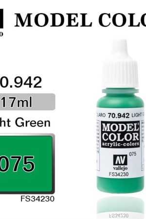 Vallejo 70942 18 ml. (75) Light Green-Matt