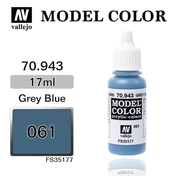 Vallejo 70943 18 ml. (61) Grey Blue-Matt