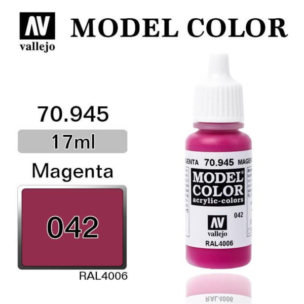 Vallejo 70945 18 ml. (42) Magenta-Matt