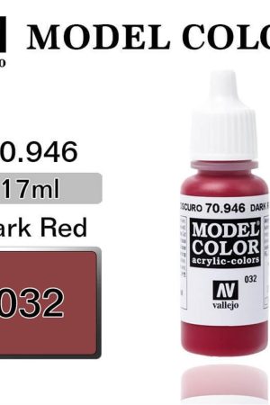 Vallejo 70946 18 ml. (32) Dark Red-Matt