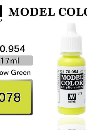 Vallejo 70954 18 ml. (78) Yellow Green-Matt