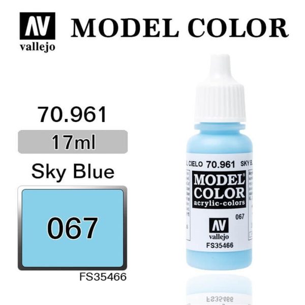 Vallejo 70961 18 ml. (67) Sky Blue-Matt