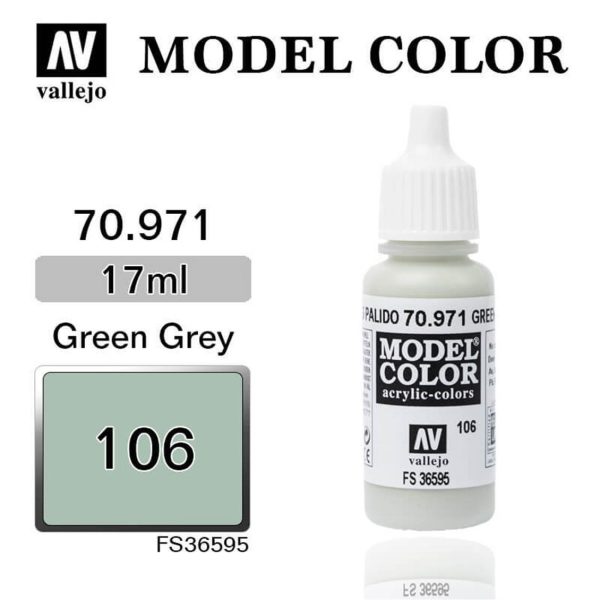 Vallejo 70971 18 ml. (106) Green Grey-Matt