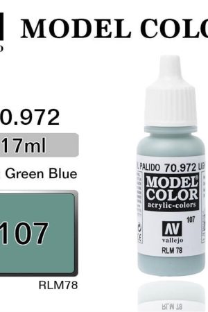 Vallejo 70972 18 ml. (107) Light Green Blue-Matt
