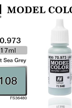 Vallejo 70973 18 ml. (108) Light Sea Grey-Matt