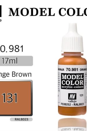Vallejo 70981 18 ml. (131) Orange Brown-Matt