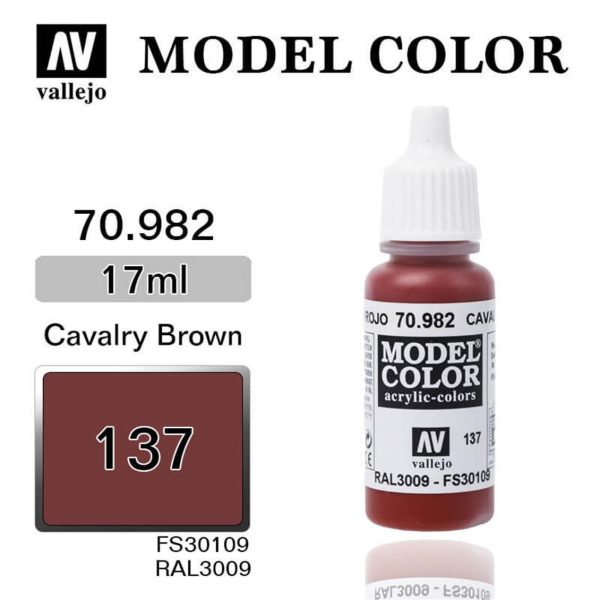 Vallejo 70982 18 ml. (137) Cavalry Brown-Matt