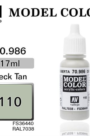 Vallejo 70986 18 ml. (110) Deck Tan-Matt