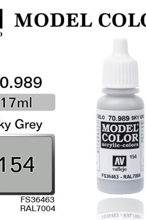 Vallejo 70989 18 ml. (154) Sky Grey-Matt