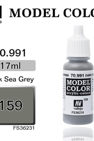 Vallejo 70991 18 ml. (159) Dark Sea Grey-Matt