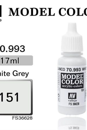 Vallejo 70993 18 ml. (151) White Grey-Matt