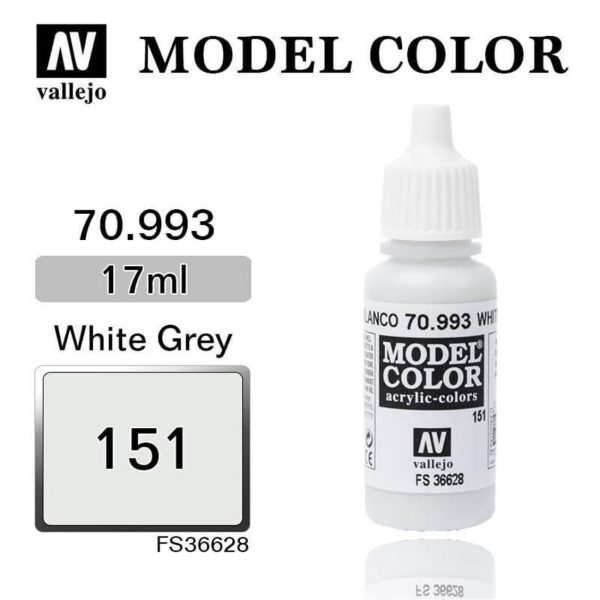 Vallejo 70993 18 ml. (151) White Grey-Matt