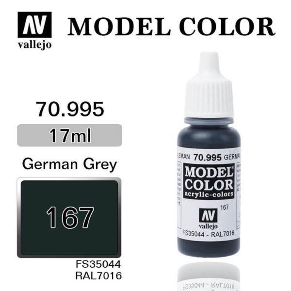 Vallejo 70995 18 ml. (167) German Grey-Matt