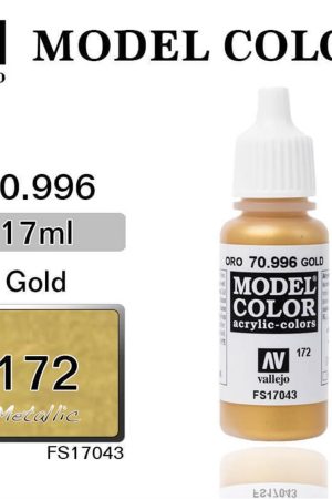 Vallejo 70996 18 ml. (172) Gold-Metallic