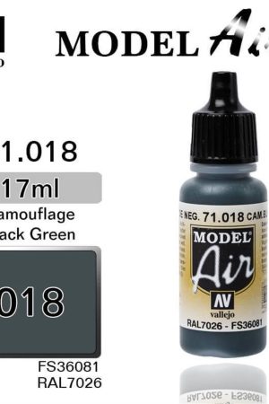 Vallejo 71018 18 ml. Black Green