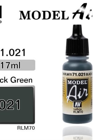 Vallejo 71021 18 ml. Black Green RLM70