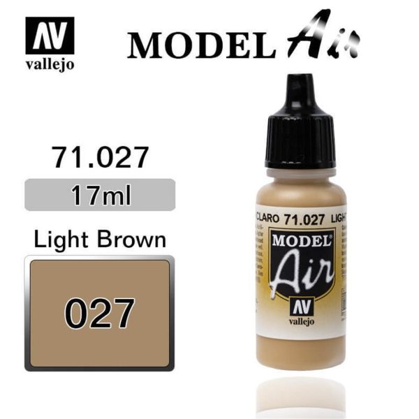 Vallejo 71027 18 ml. Light Brown